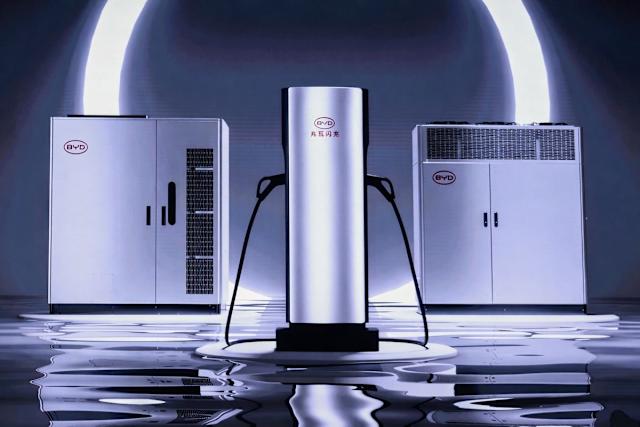 BYD i JD.com grade mrežu brzih punjača